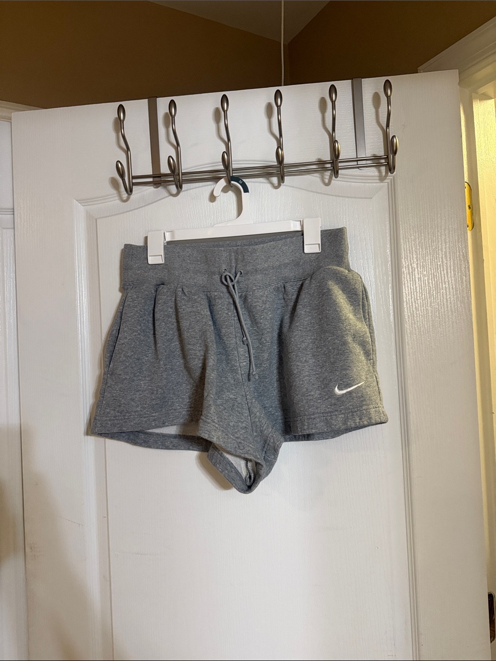 Nike Women's Heather Gray Athletic Drawstring Shorts